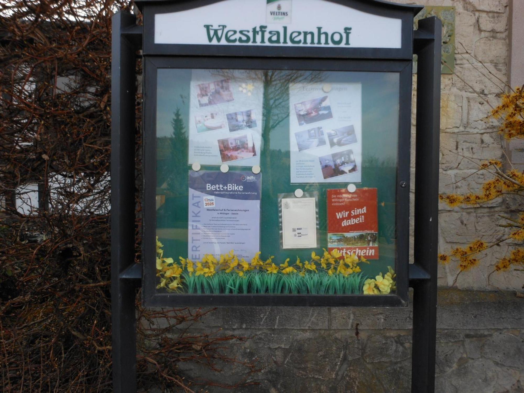 וילינגן Westfalenhof Garni מראה חיצוני תמונה